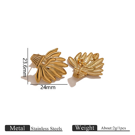 304 Stainless Steel Stud Earring Findings FS-WG336E9-10-1
