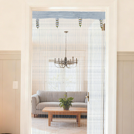 Polyester Door String Curtain AJEW-WH20128-054B-1