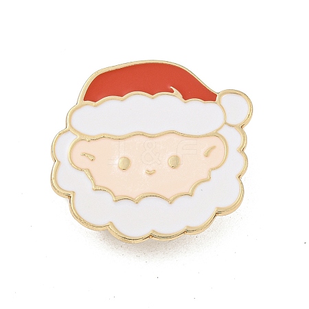 Christmas Theme Cartoon Alloy Brooches JEWB-A025-01C-1