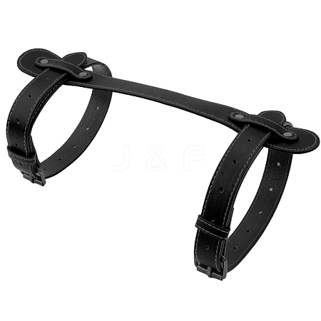 Imitation Leather with Alloy Yoga Mat Strap AJEW-CL0001-99B-01-1
