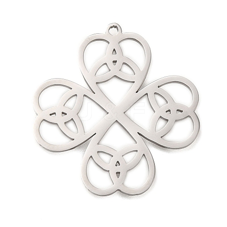 Anti-Tarnish 304 Stainless Steel Pendants STAS-S150-09P-1