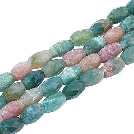  2 Strands Natural Indian Agate Beads Strands G-NB0004-23-1