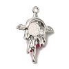 Alloy Enamel Pendants PALLOY-H129-07-3