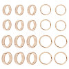  20Pcs 2 Styles Alloy Ring Round Binder Discs FIND-PH0007-75-1