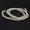 Natural White Jade Round Beads Strands G-N0120-03-4mm-2