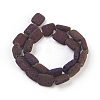 (Holiday Stock-Up Sale)Electroplated Natural Lava Rock Bead Strands G-E497-J-03-2