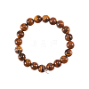 200Pcs Grade AB Natural Tiger Eye Round Beads G-CJ0001-49-7
