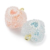 Druzy Resin Pendants RESI-M034-04-2