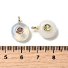 Natural & Synthetic Gemstone Flat Round Pendants G-H318-01G-A-4