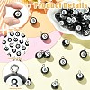 Opaque Resin Pendants RESI-CJC0015-34-3