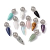 Natural & Synthetic Mixed Stone Big Pendants G-H281-07P-1