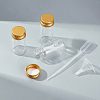 BENECREAT Round Glass Storage Containers for Cosmetic GLAA-BC0001-12A-6