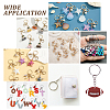 50Pcs Iron Keychain Clasps FIND-SP0005-56AB-5