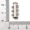 304 Stainless Steel Slide Lock Clasps STAS-F350-01B-P-3