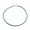 Braided Round Imitation Leather Bracelets Making BJEW-H610-01P-13-1