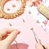 7Pcs 7 Styles Brass Micro Pave Cubic Zirconia Tube Bails KK-CJ0004-47G-5