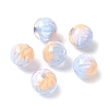 Two Tone Transparent Acrylic Beads OACR-D304-02L-1