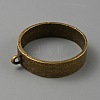 Tibetan Style Alloy Open Back Bezel Pendants FIND-WH0152-220AB-2