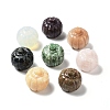 Natural & Synthetic Gemstone Carved Pumpkin Statues Ornament G-P525-12-1