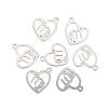 Non-Tarnish 304 Stainless Steel Pendants STAS-I157-07C-1