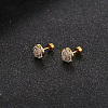 Rose Flower 304 Stainless Steel Enamel Cartilage Earrings WG8C3AE-02-1