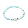 Glass Beads Stretch Bracelets BJEW-JB06576-03-1