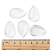 Transparent Teardrop Glass Cabochons GGLA-R024-30x20-5