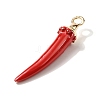 Opaque Resin Pendants RESI-V004-01A-2