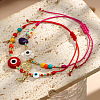 2Pcs Mother's Day Brass Charm Bracelets ST5859-3-2