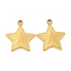 Ion Plating(IP) 304 Stainless Steel Pendants X-STAS-P365-09G-1