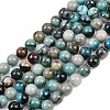 Natural Chrysocolla Beads Strands G-K405-B01-8mm-3