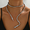 Iron Snake-Shaped Coil Choker Necklaces NJ6393-2-3