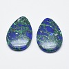 Assembled Synthetic Lapis Lazuli and Malachite Pendants G-E464-24-1