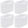 Plastic Card Storage Boxes with Hinged Lids CON-WH20010-06A-6