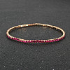 Alloy Rhinestone Cup Chain Bracelets for Women WG1E62A-04-1