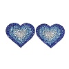 Heart Hotfix Rhinestone Iron on Patches DIY-WH0308-193B-1