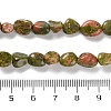 Natural Unakite Beads Strands G-P497-01C-15-5