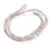 Natural Gray Agate Bead Strands G-R193-12-4mm-2