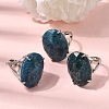 Natural Apatite Finger Rings RJEW-C154-01J-1