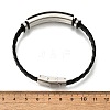 Imitation Leather Cord Braided Bracelets BJEW-B126-01P-3