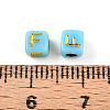Plating Acrylic Beads OACR-N140-01F-F-3