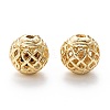 Alloy Hollow Beads X1-PALLOY-P238-07G-RS-2
