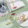 16Pcs 4 Style Alloy Open Back Bezel Big Pendants FIND-OC0001-65-6