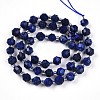 Natural Lapis Lazuli Beads Strands G-O201B-25-1-3