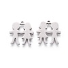 Non-Tarnish 201 Stainless Steel Pendants LS-STAS-F231-046P-1