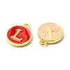 (Defective Closeout Sale)Platinum & Golden Plated Alloy Enamel Charms ENAM-XCP0001-42PG-3