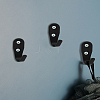 Iron Wall Mounted Coat Hook Hangers AJEW-WH0348-684-3
