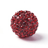 Czech Glass Rhinestone Pave Disco Ball Beads X-RB-Q096-4-1