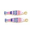 Printed Brass Pendants KK-CBA42CA-03G-02-1