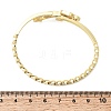 Eye Theme Brass Micro Pave Cubic Zirconia Cuff Bangles for Women BJEW-F526-01B-G-5